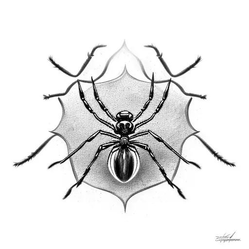 Spider Crawling Up A Firefighter Axe