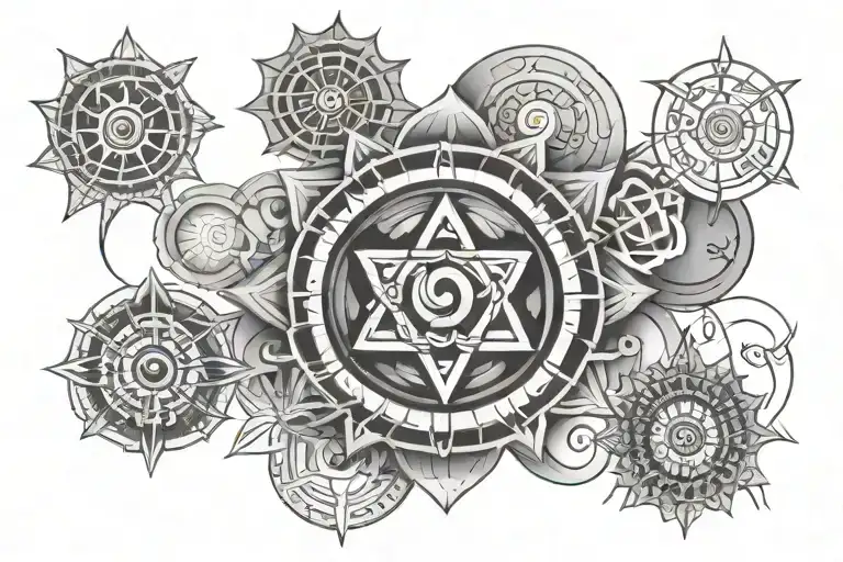 Agna Chakra Symbols