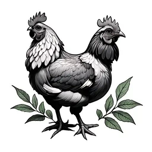 Chicken Ang Green Tea Leaf