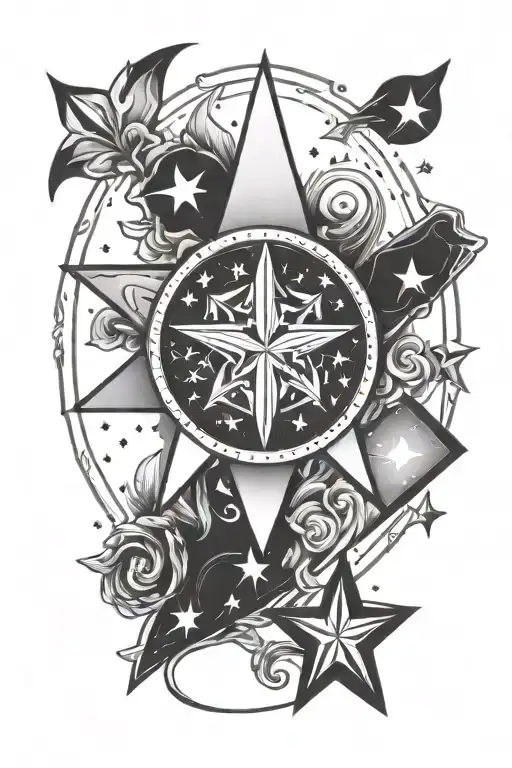 Star Tarot Card Design Inspired Scene