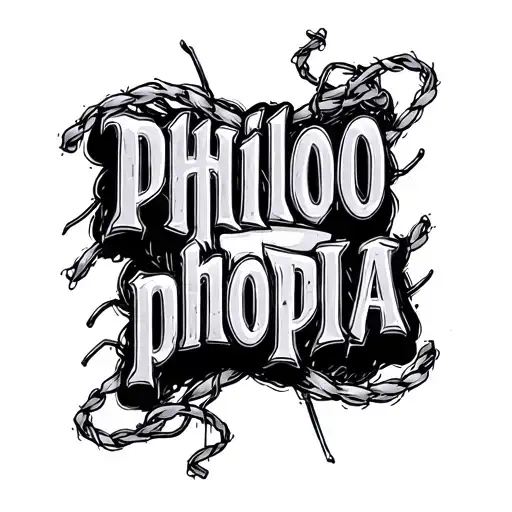 Bar Wire Around The Word Philophobia