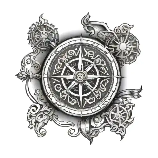 Viking Compass Bezel