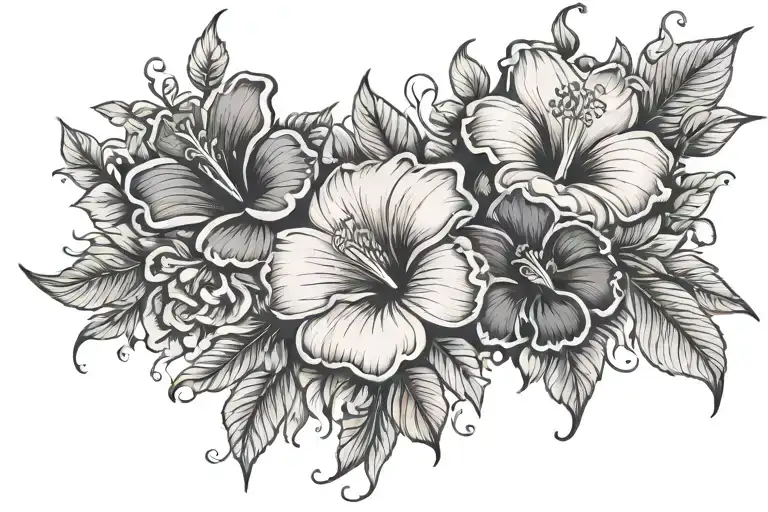 Quote And Roses Mayflowers Hibiscus