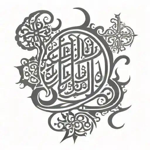 Writing In Arabic Text