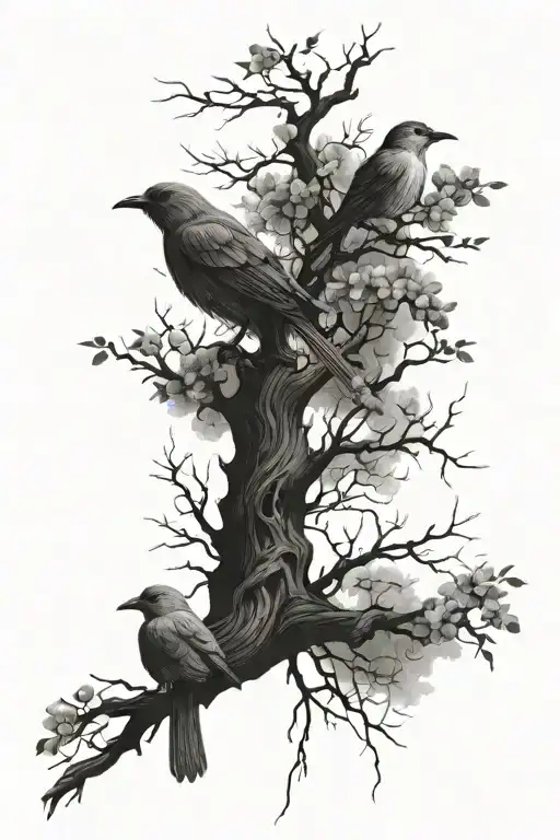 Posion Tree With Brids