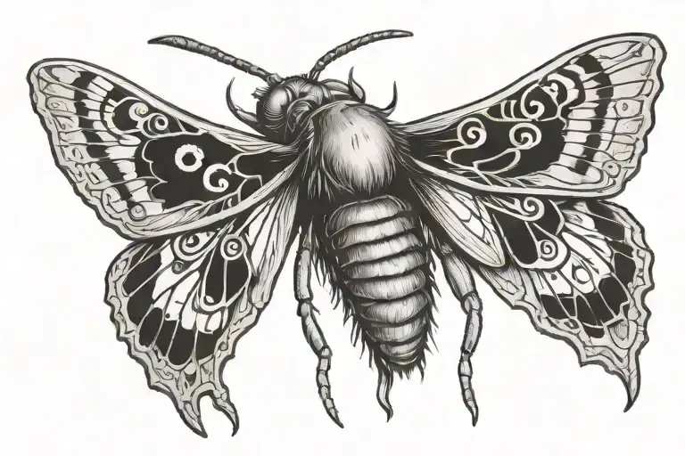 Death Moth With 999 Juice Wrld