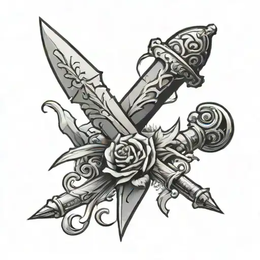 There Rust And Let Me Die Dagger Surrounded