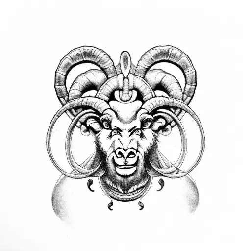 Aries And Aquarius With Background Work