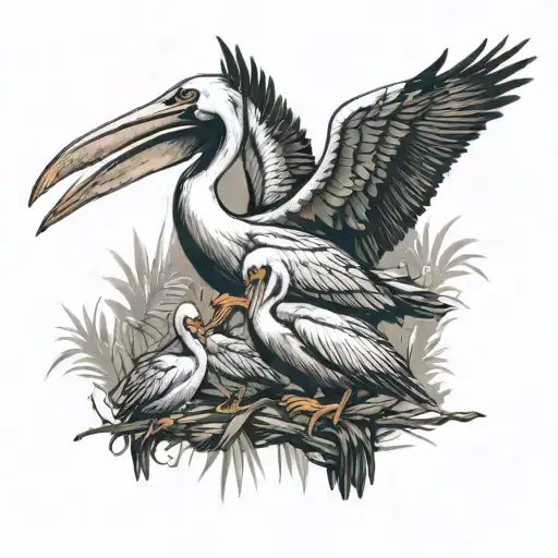 Pelican Feeding His Children Incorporated