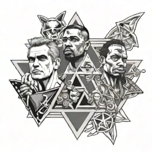 A Triforce Of Music Icons Performing Henry Rollins Kanye West And Miles Davis