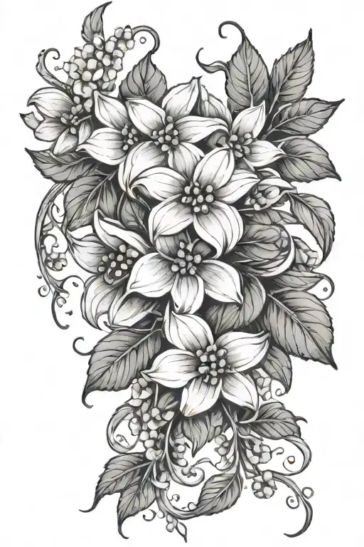 Forget Me Not Vine Wrapping