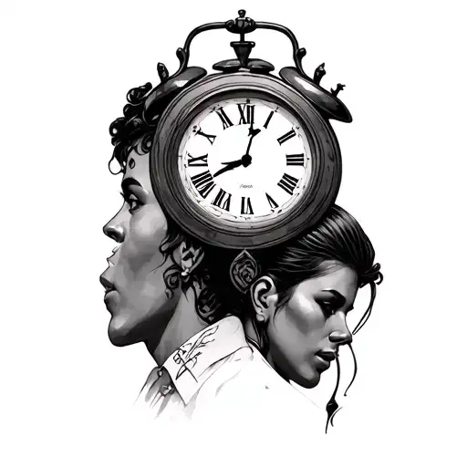 Clock Time Two People