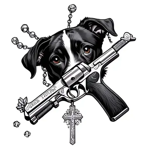 Rosary Pistol Dog