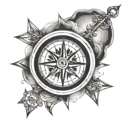 Simple Minimal But Modern Compass