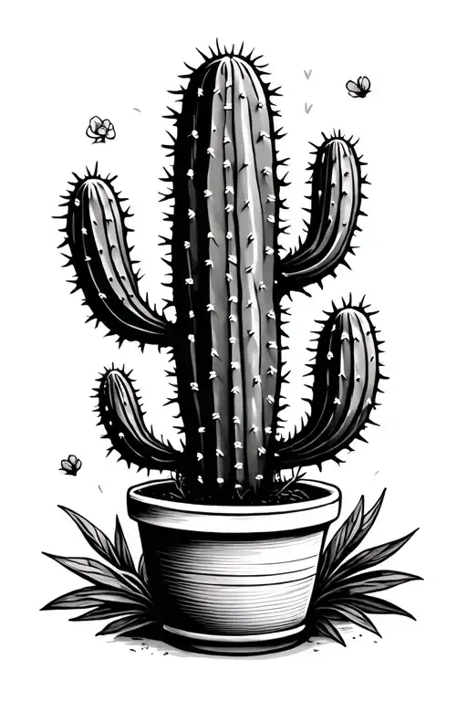 Cactus Mexican Stitch Pattern Inspired