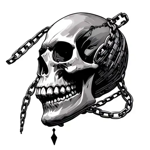 Cybersigilism Skull And Chains