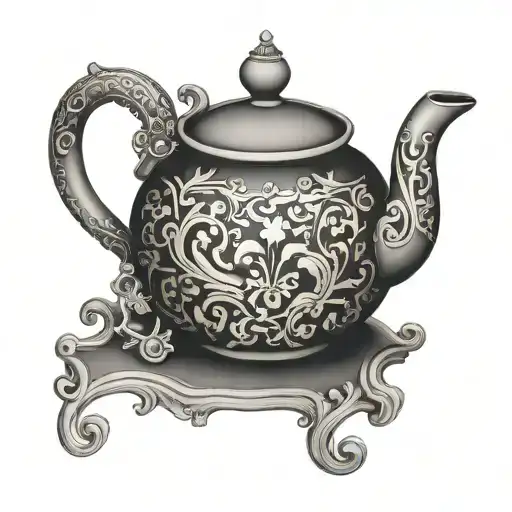 Teapot With Broken Lid