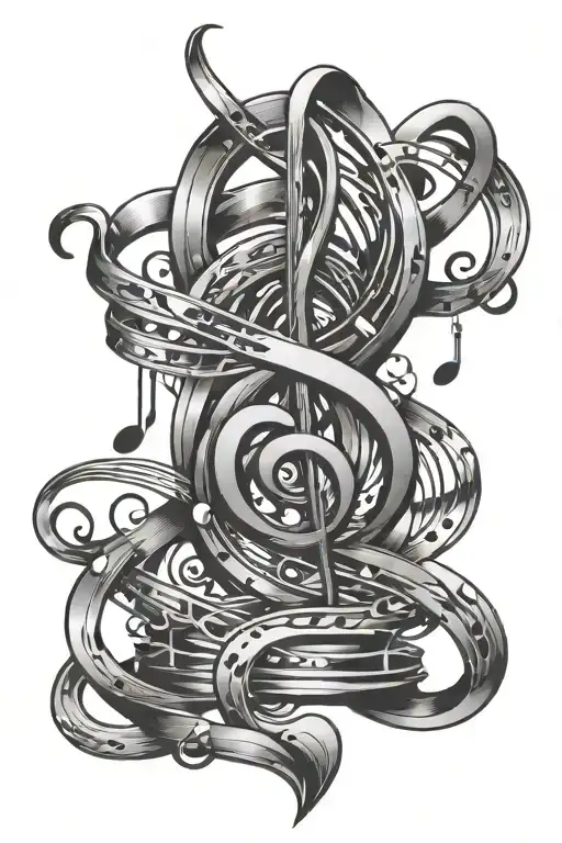 Subaru Wrx Music Note Intertwined