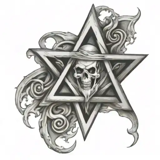 Star Of David Reaper Nt Hidden In The Design