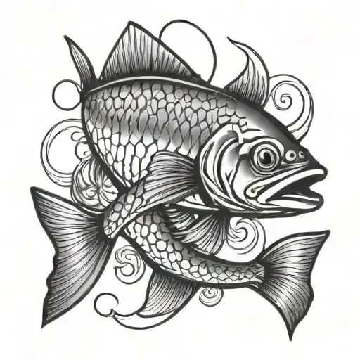 Fishing Lure With Hh On It