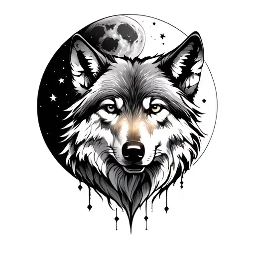 Wolf Moon Nordic Mythology Realistically
