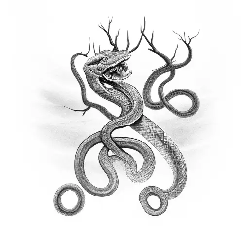 Snake And Arbre
