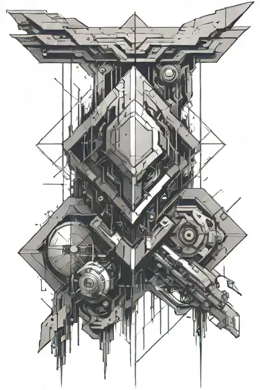 Cyberpunk 2077 Geometrical Shapes