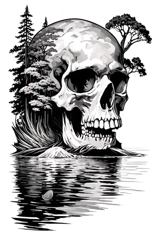 Boad On River From Birth To Death