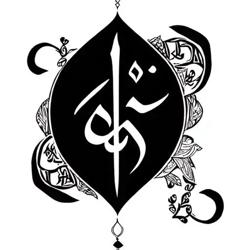 Ali Ingrid Love Arabic Calligraphy