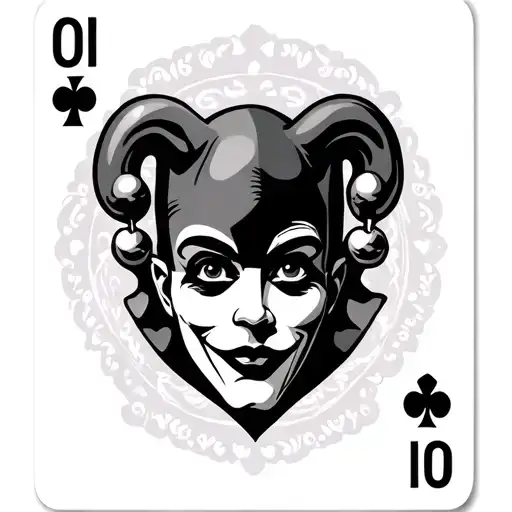 Jester Card Featuring Life Is A Gamble