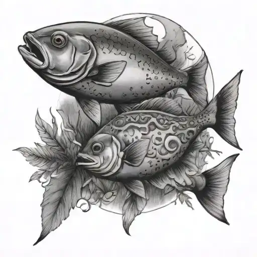 Moon Sun Fish Forest