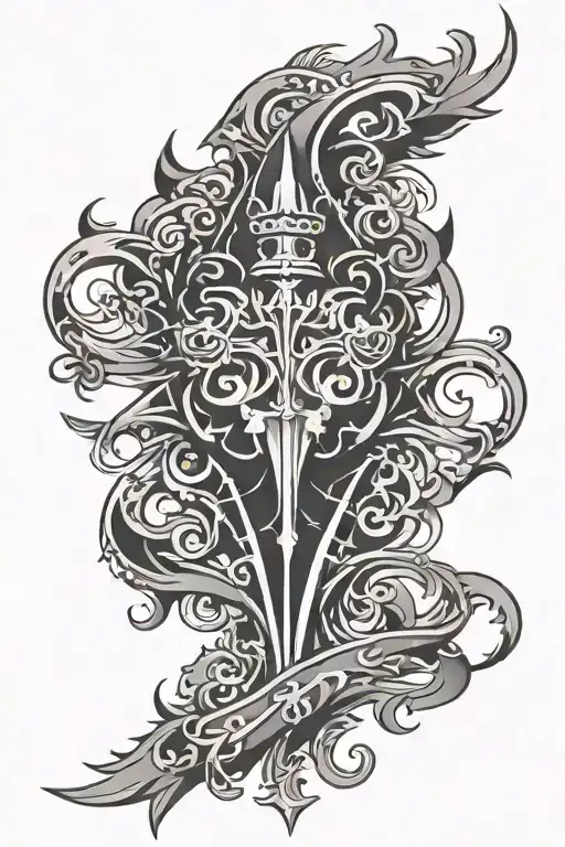 Kingdom Hearts Symbolizing Strength And Resilience