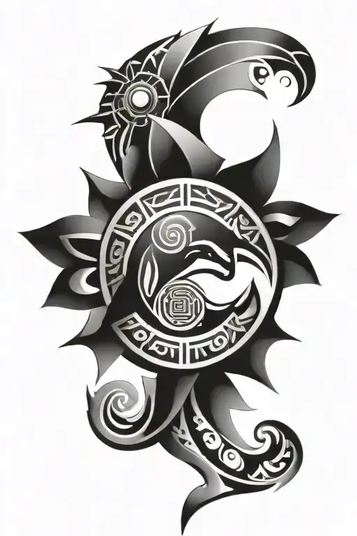 Aztec Tribal Patterns Sleeve