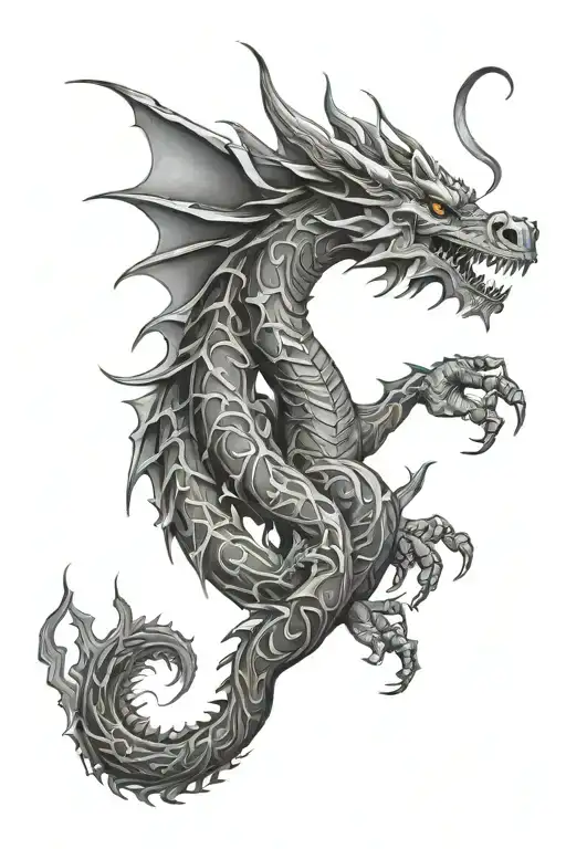 Music Signs And Dragon