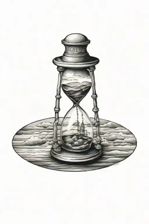 Hourglass Filled Sky