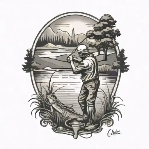 Fishing And Golf Course