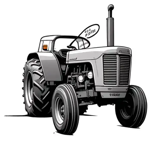 Farmall Tractor Hood With Date Written Inside