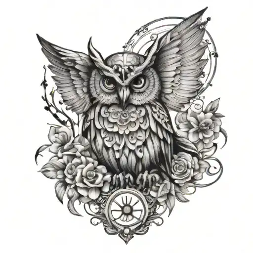 Buho Con Signo Virgo