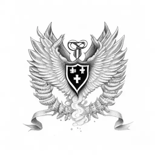 Medical Star Of Life With Wings