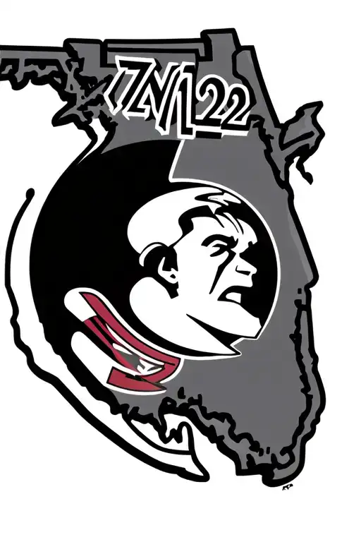 Florida State Outline 772 Within Outline Wrestling Symbol And 95 Interstate Sign