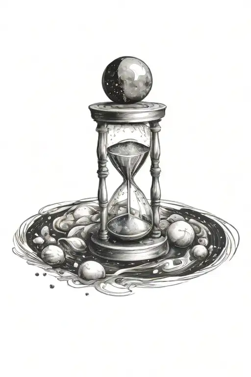 Hourglass Filled Galaxy