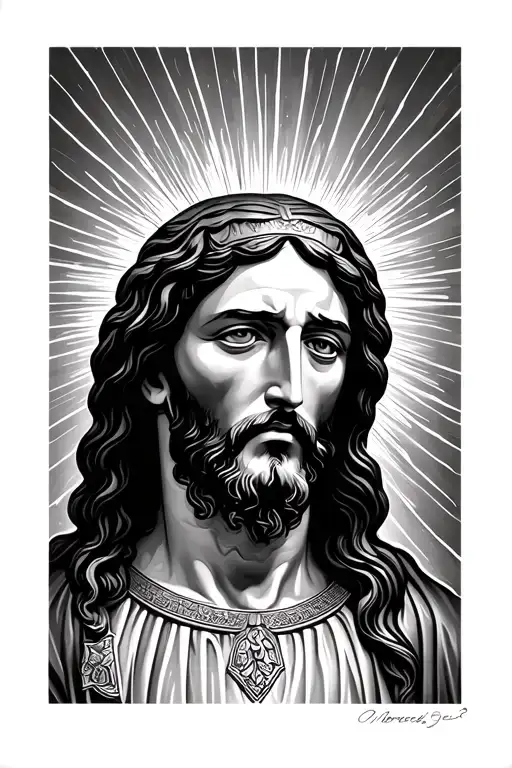 Jesus Christ Sun Rays