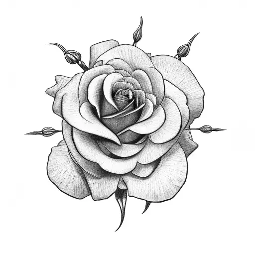 Rose Carnation Larkspur