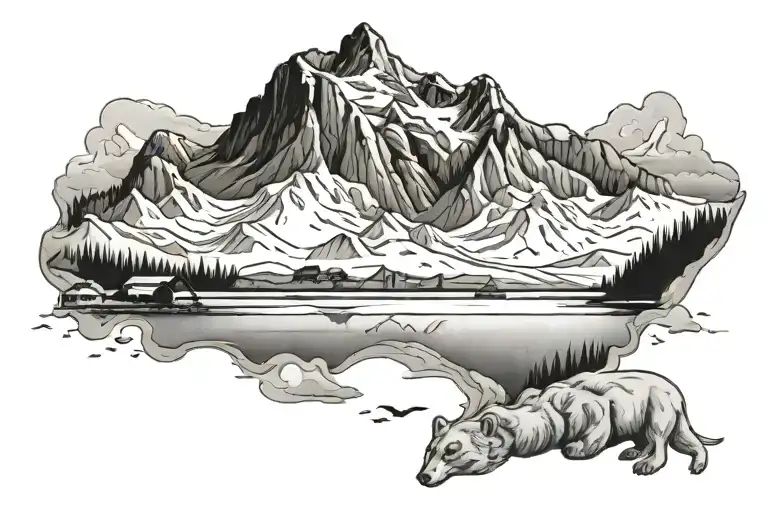 Travel Tattoo Svalbard View