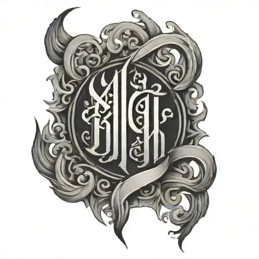 Ambigram Fire And Josh