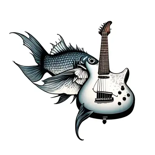 Guitar Made From Fish