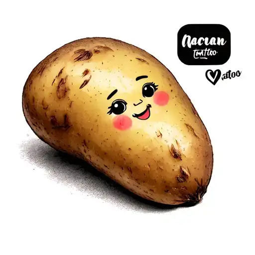 Potato With Cute Baby Face