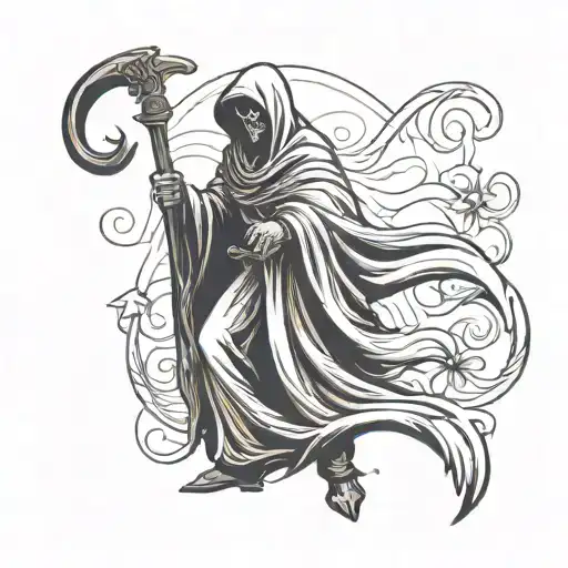 Simple Grim Reaper Standing