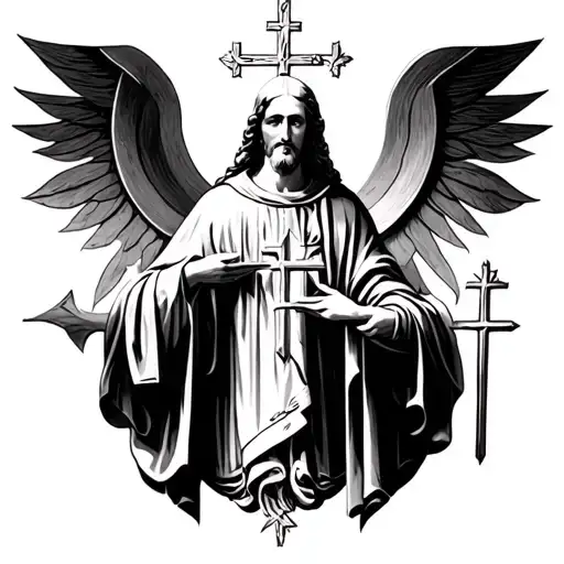 Catholic Tattoo Meda Of Sao Bento Christian