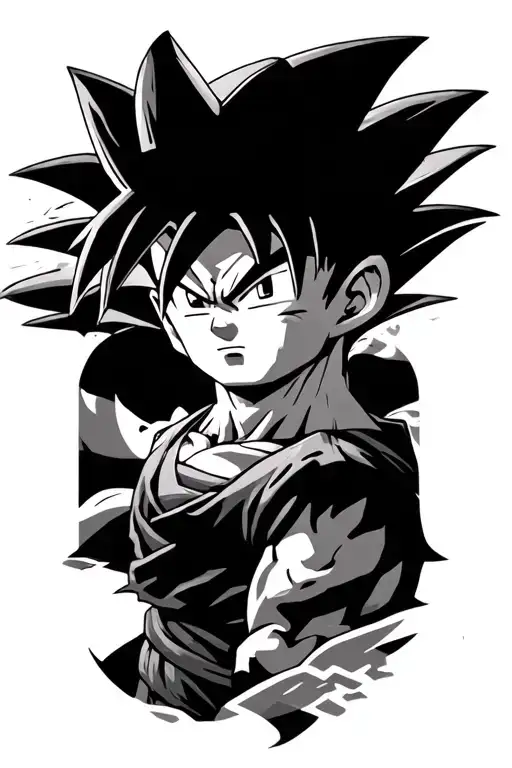Goku With A Cool Background
